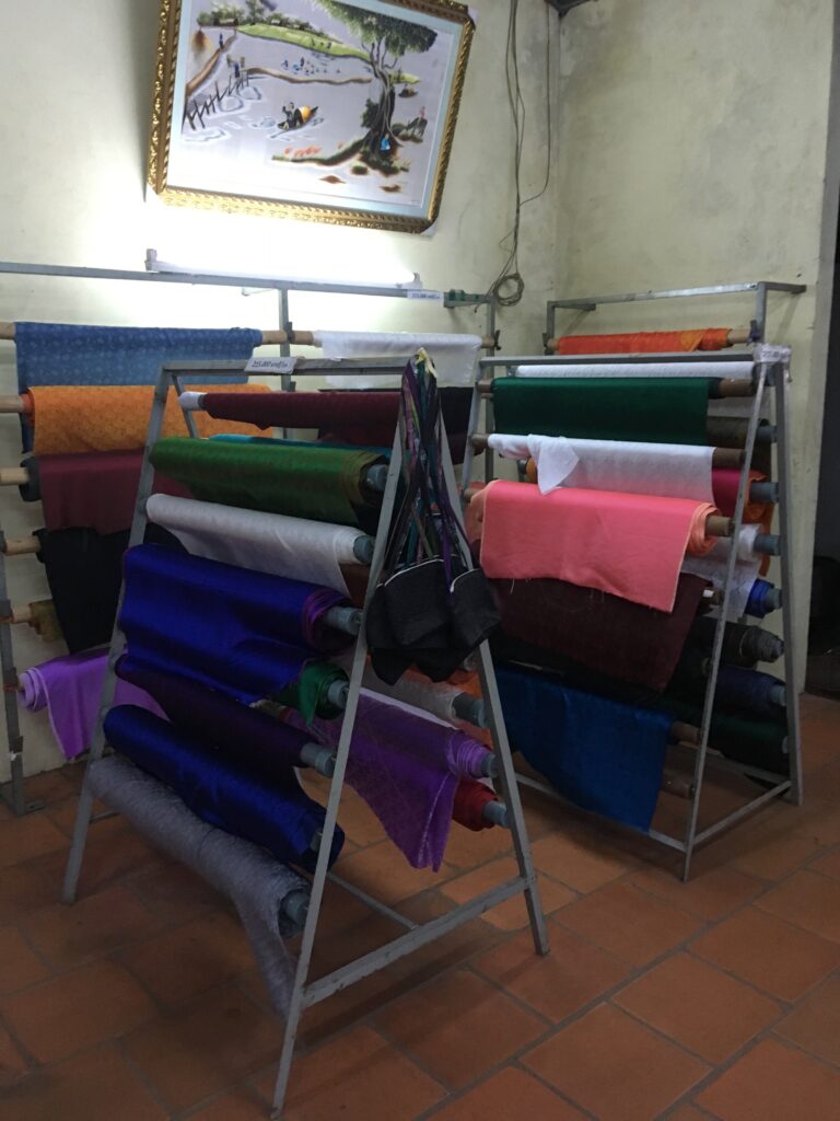 silk factory in Dalat